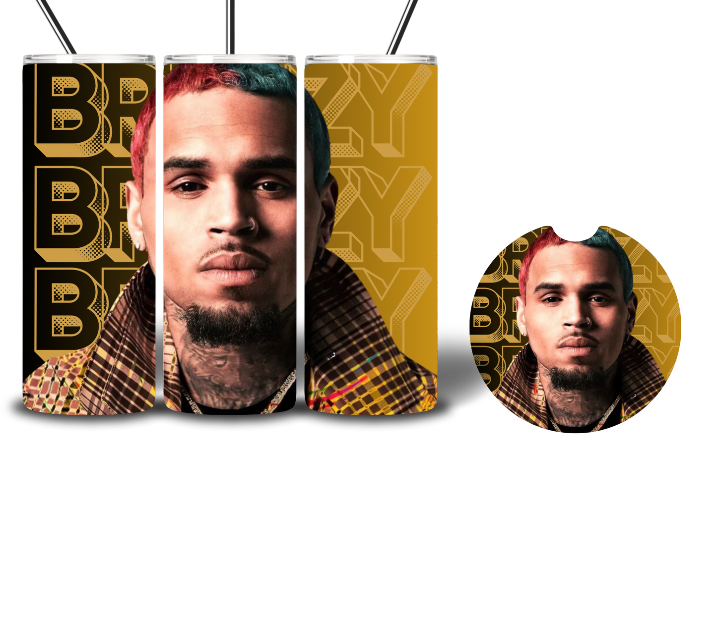 20oz Chris Brown Tumbler