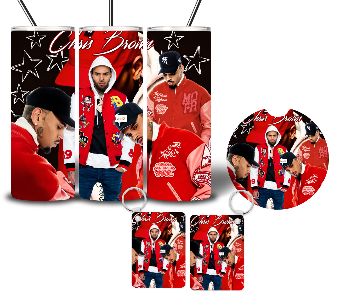 20oz Chris Brown Tumbler
