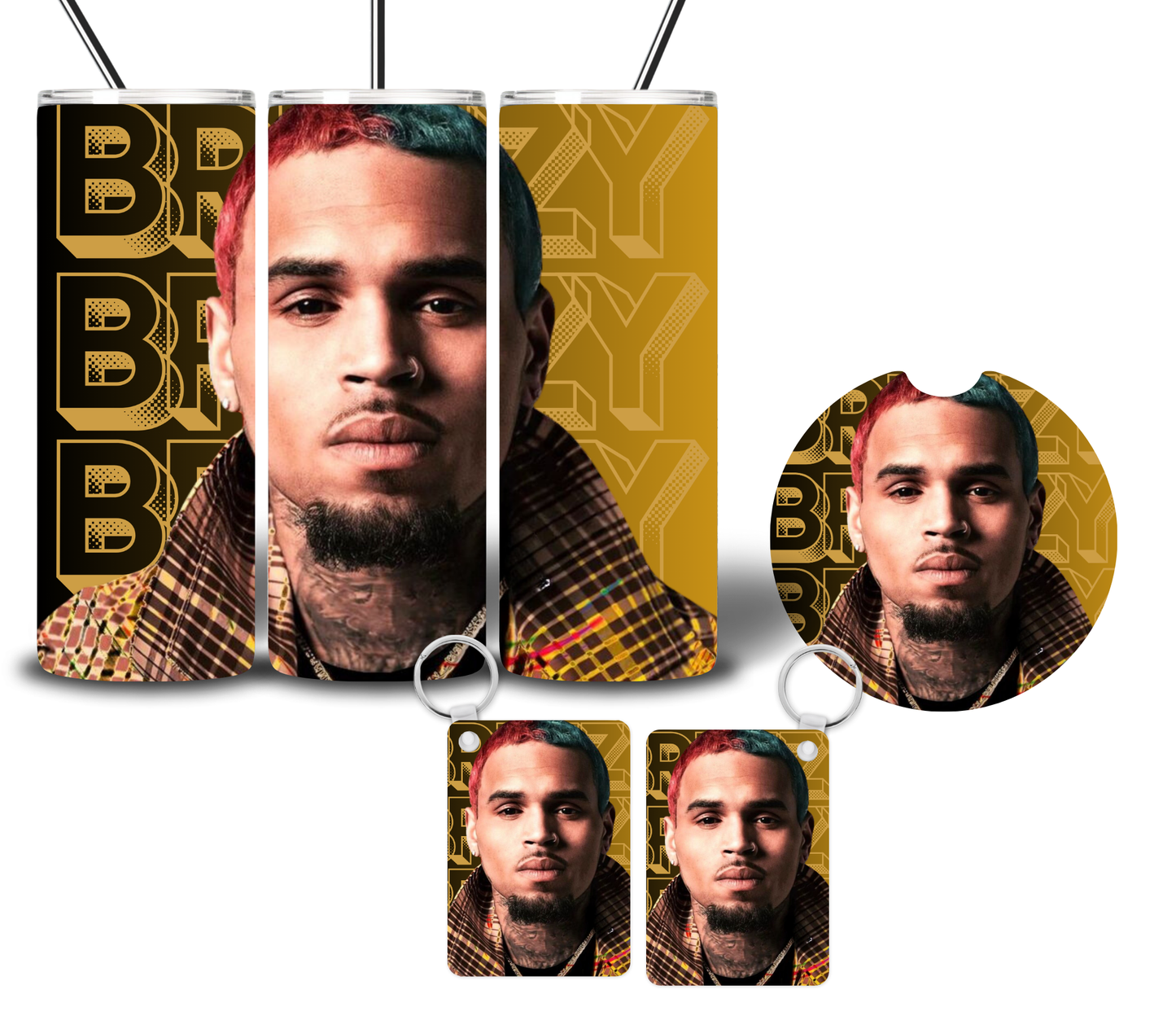 20oz Chris Brown Tumbler