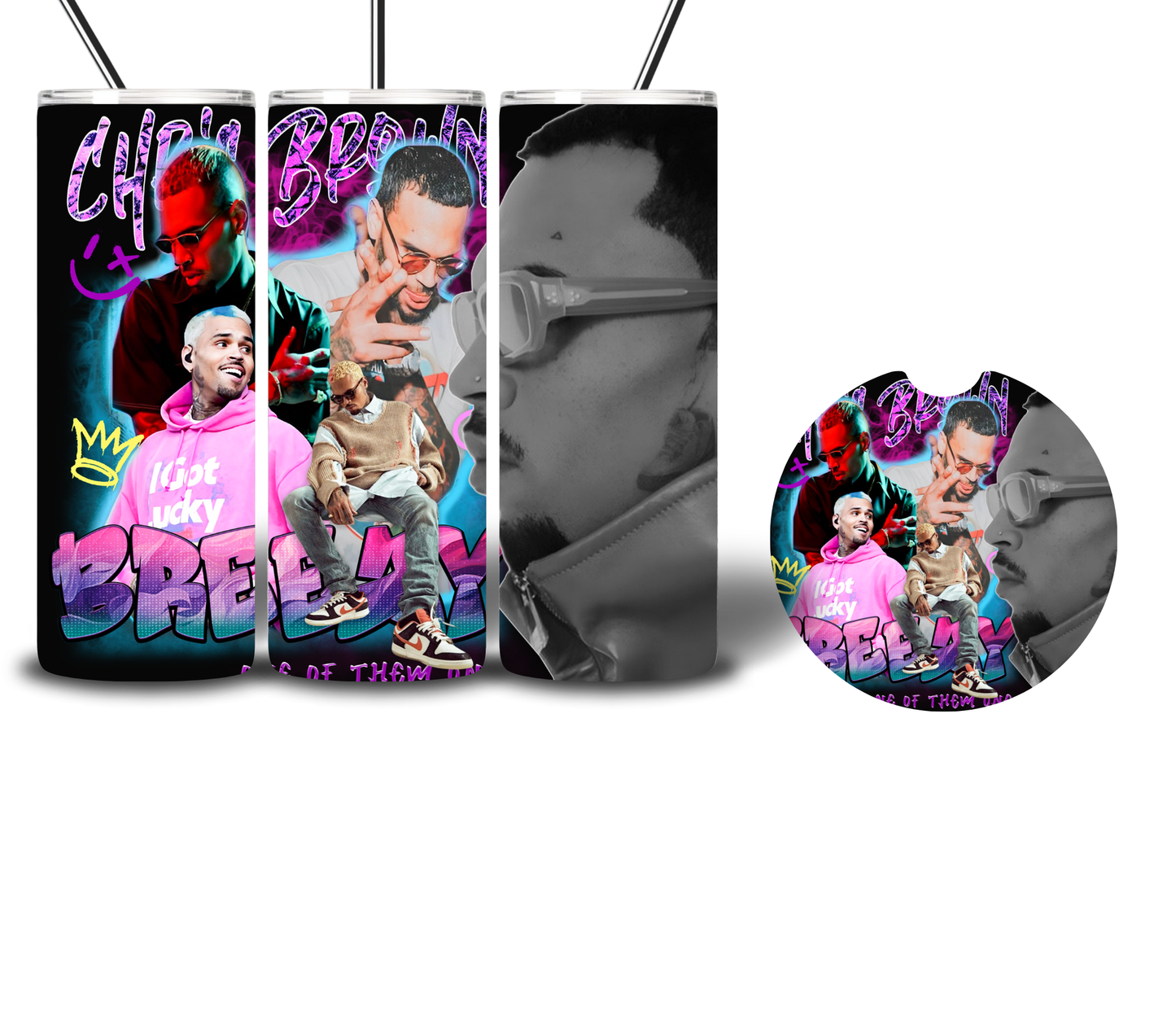 20oz Chris Brown Tumbler