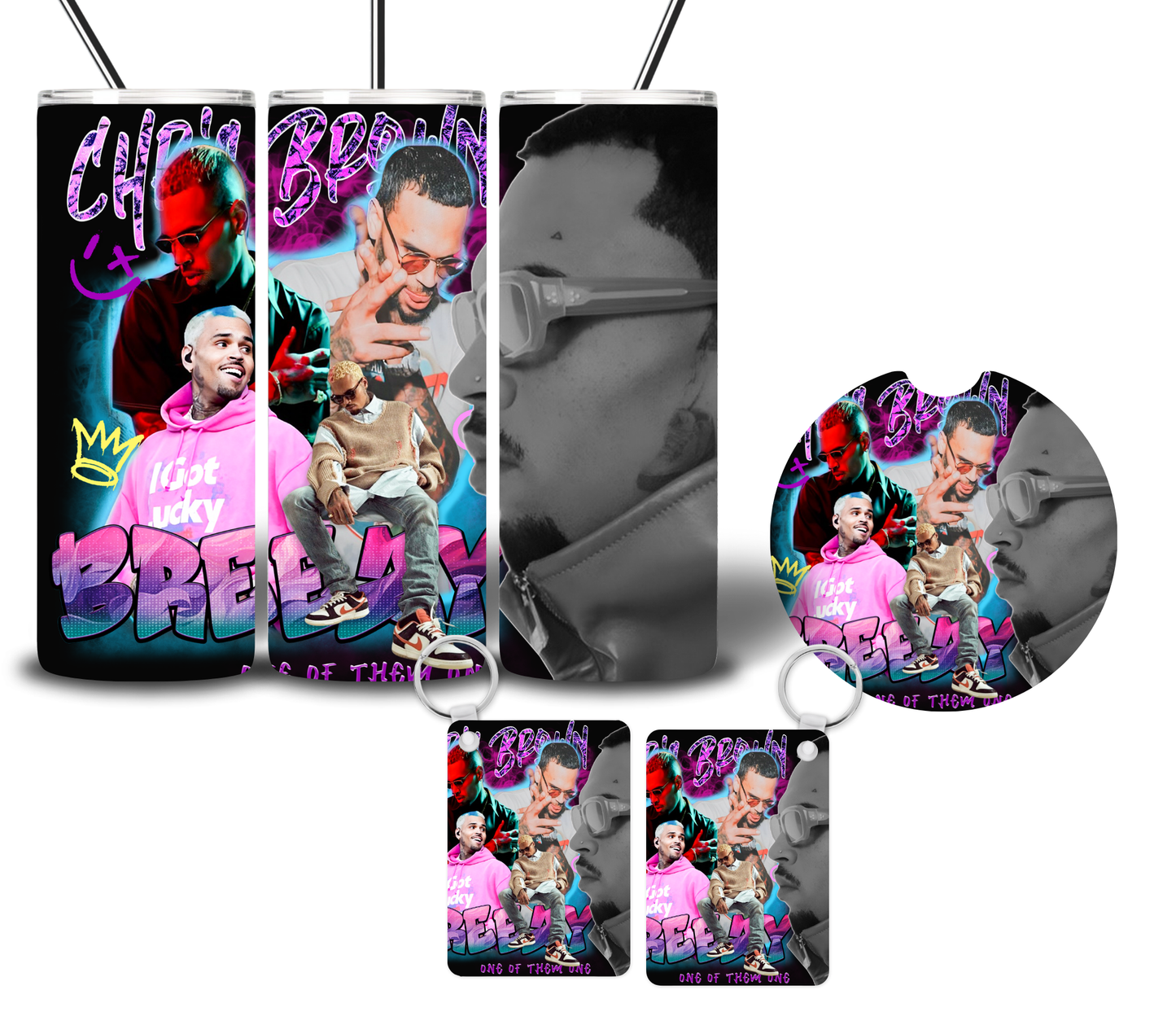 20oz Chris Brown Tumbler