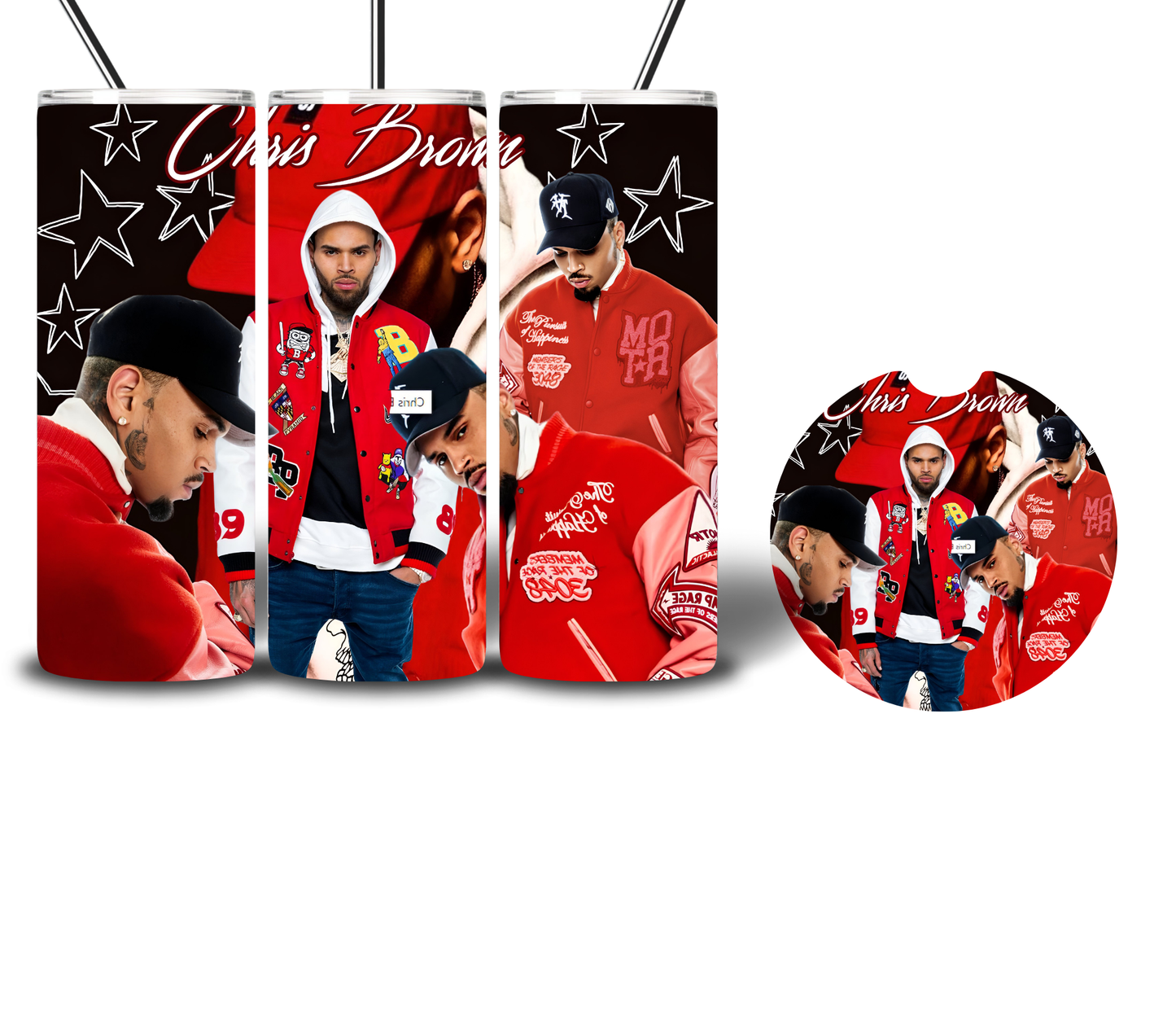 20oz Chris Brown Tumbler