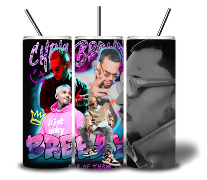 20oz Chris Brown Tumbler