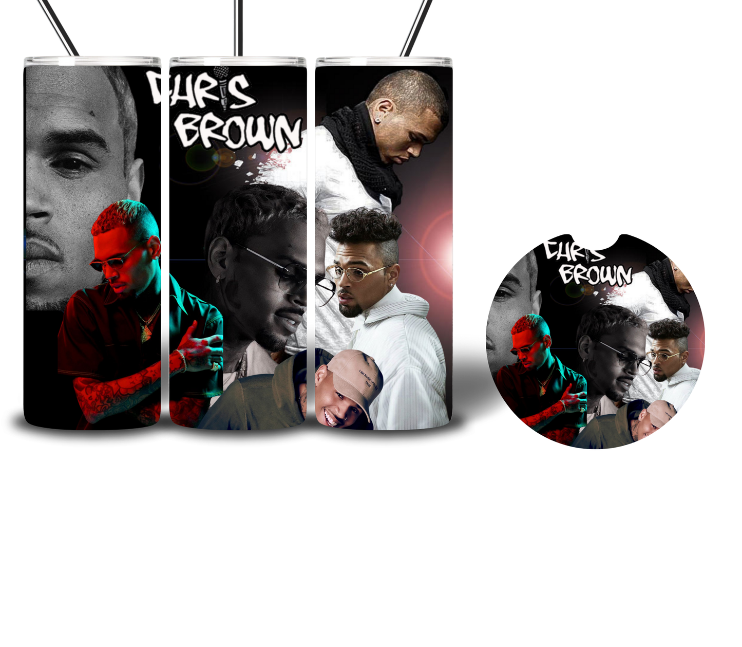 20oz Chris Brown Tumbler