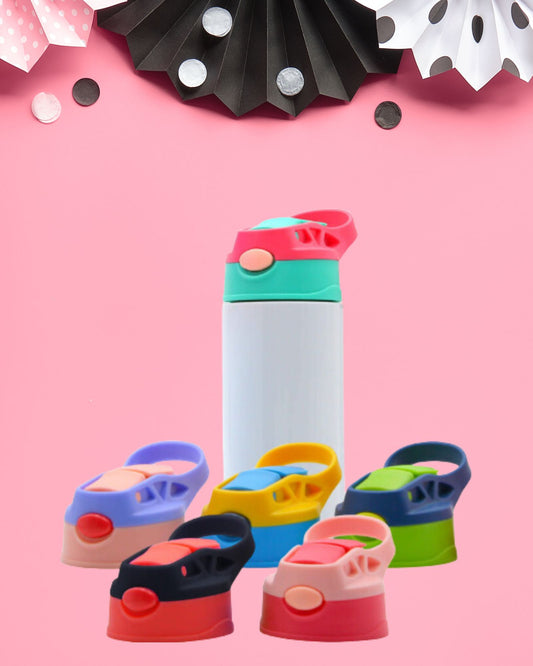 12 oz Dual flip lid color Custom Tumbler
