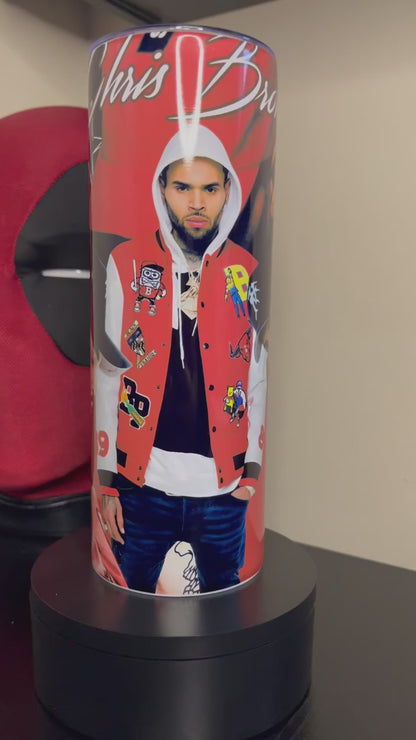 20oz Chris Brown Tumbler
